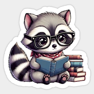 Smart Racoon Sticker